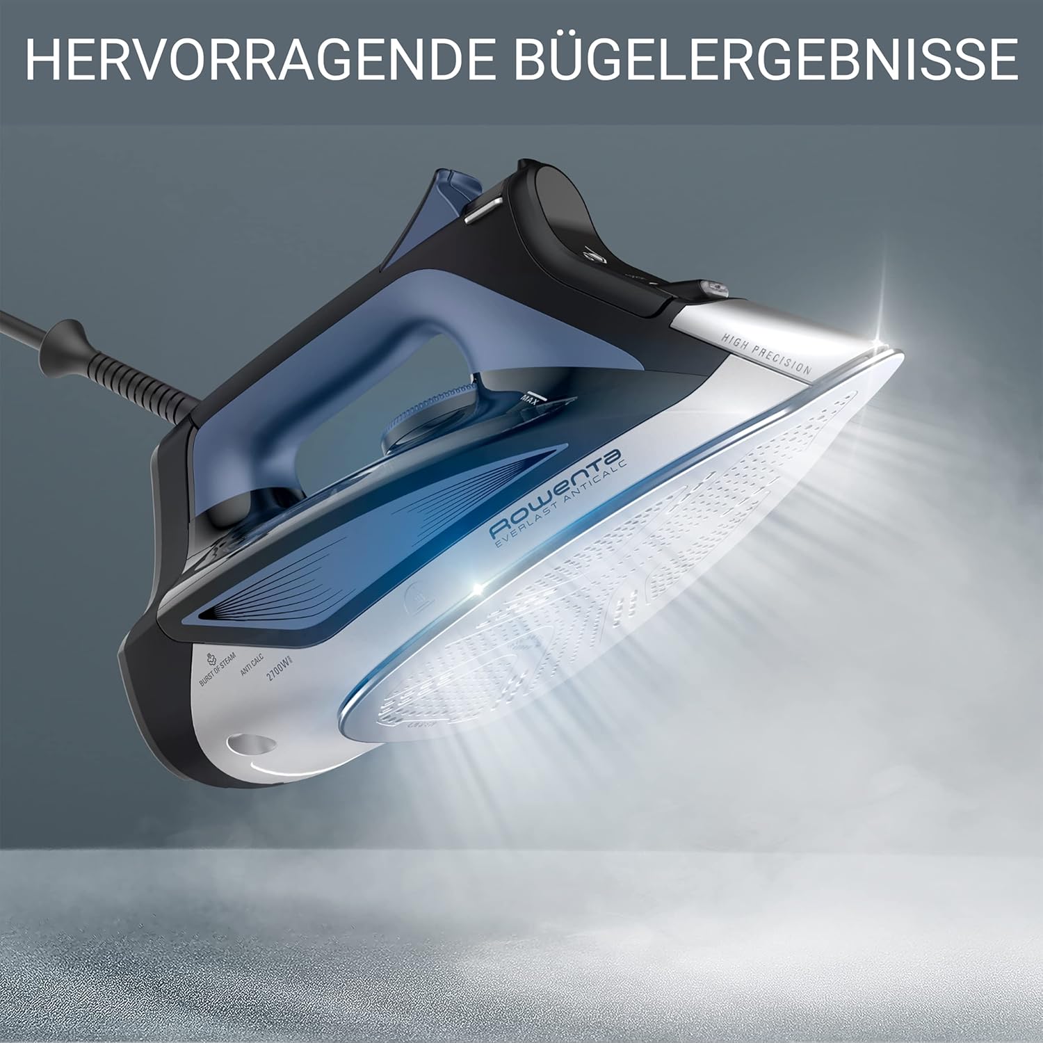 Thumbnail 5 de Rowenta Everlast Anticalc Dampfbügeleisen DW7320 – 2700 W für starken Dampf und präzises Bügeln
