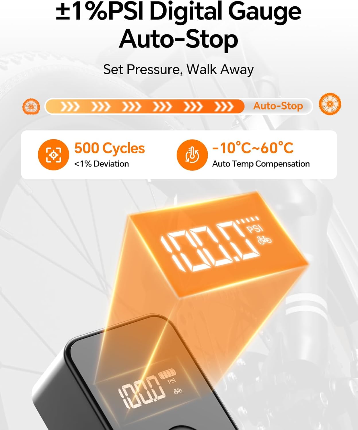 Thumbnail 5 de Yetour Bike Pump Electric
