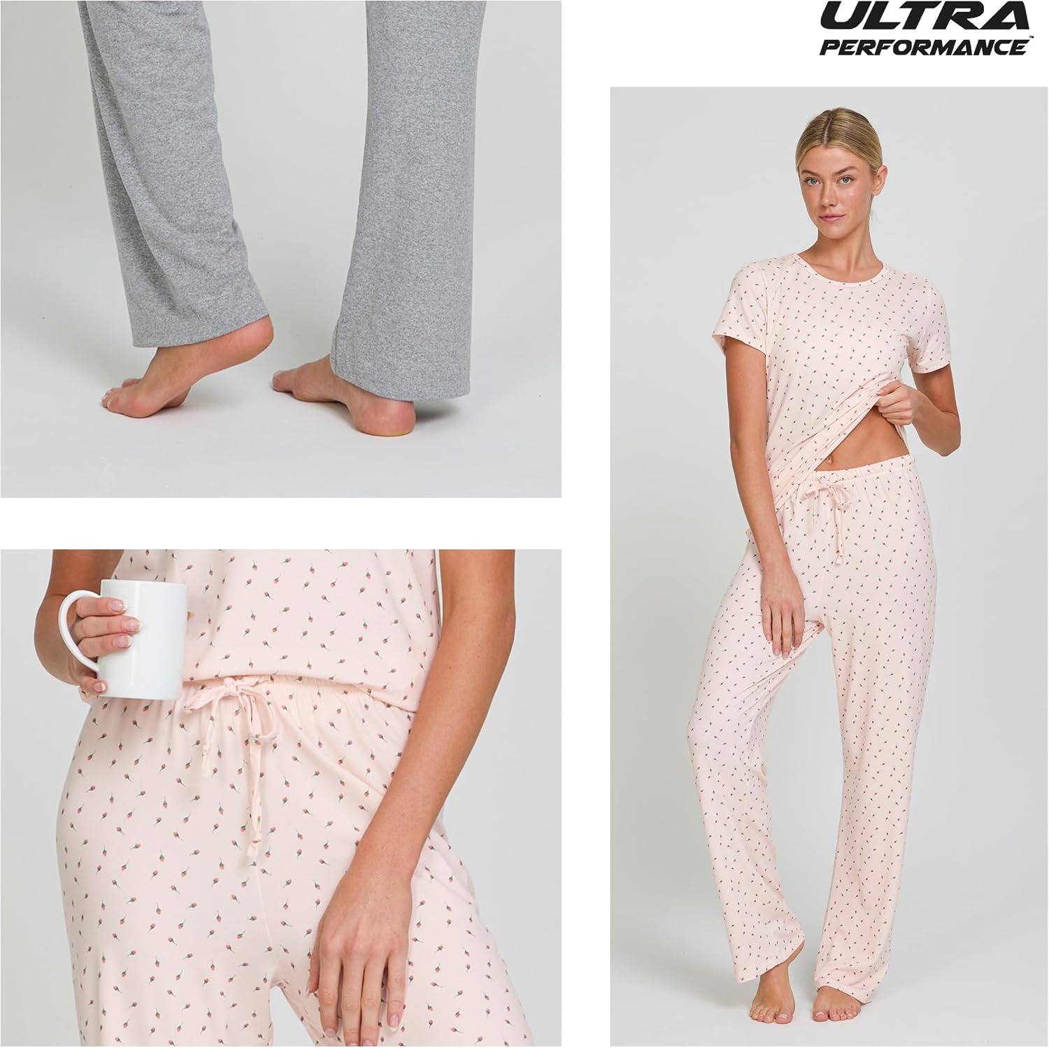 Detalle 2 de Ultra Performance 2 Pack Pajama Set for Women – Soft, Relaxed 2-Piece Loungewear