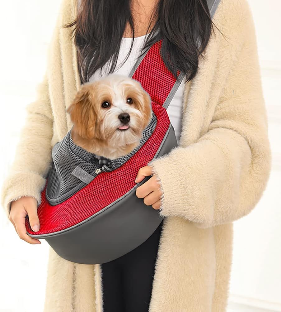 Thumbnail 6 de Pet sling carrier with hand free strap 45 x 13 x 28cm