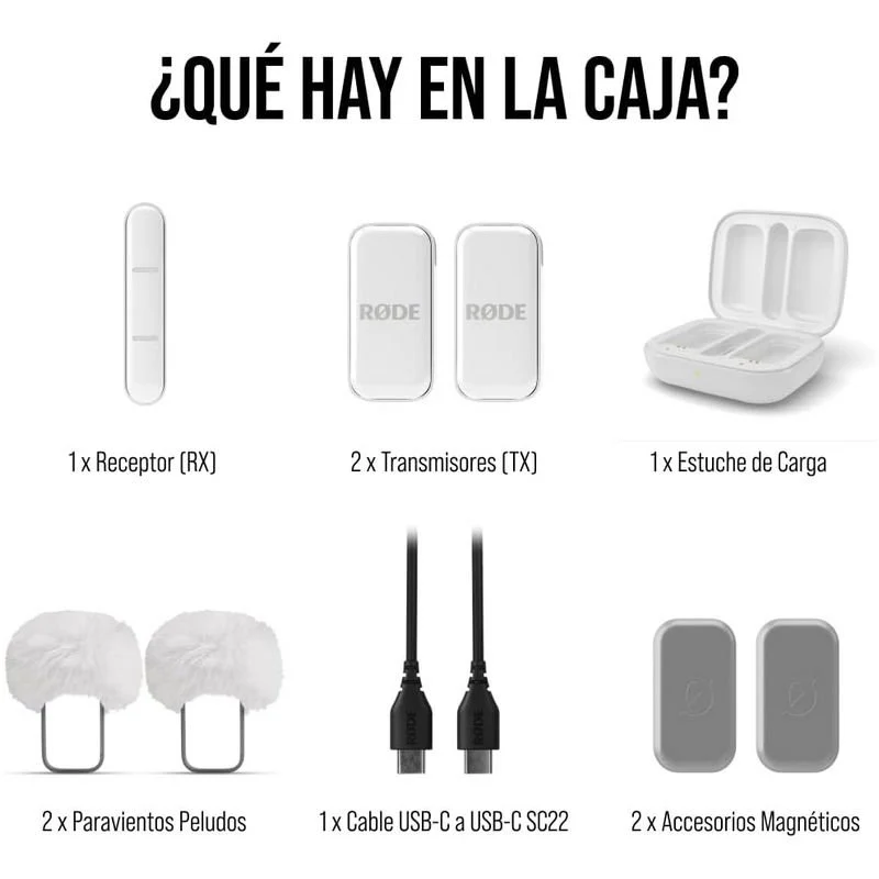 Detalle de Rode Wireless Micro micrófono inalámbrico 21 h