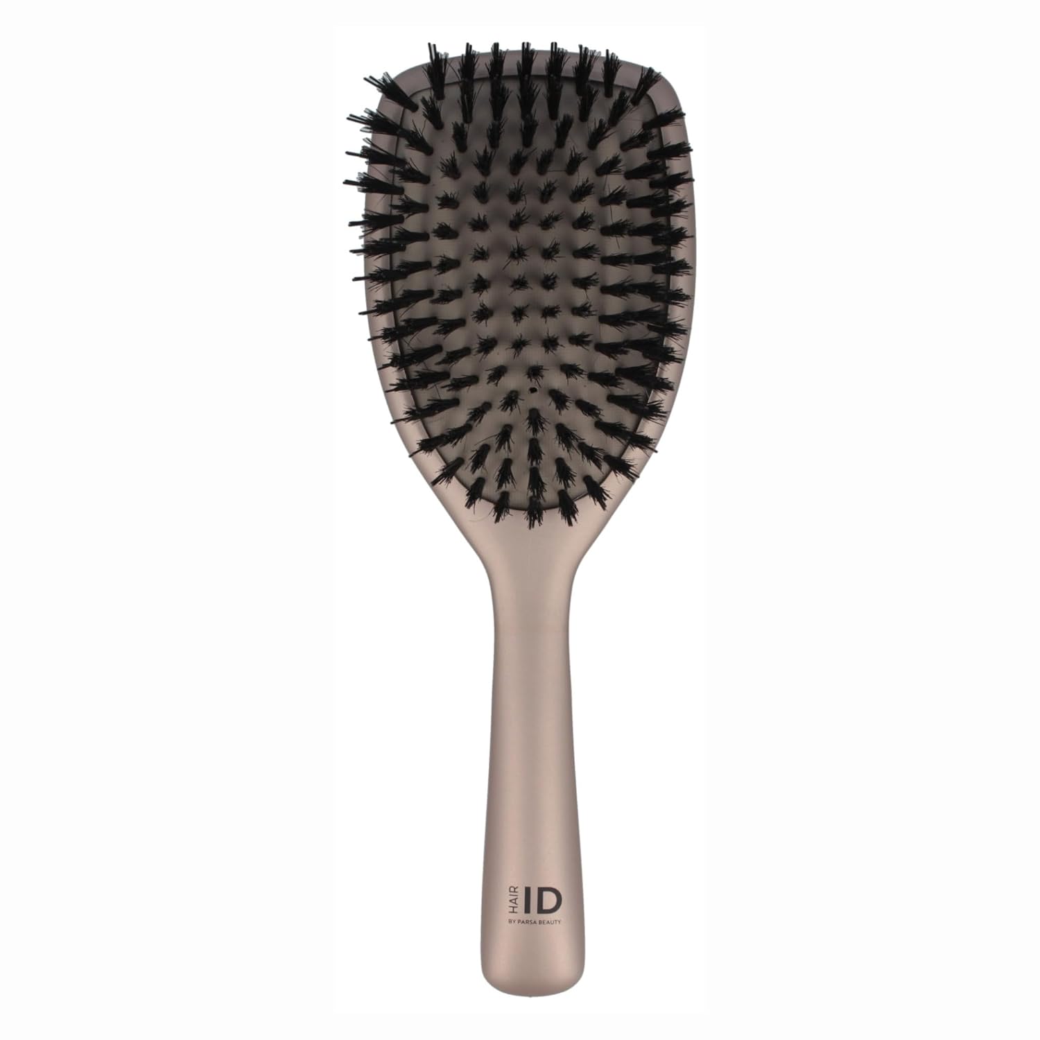 Detalle de PARSA Beauty Hair ID Anti-Frizz Haarbürste mit Wildschweinborsten für glatte, weniger frizzige Haare