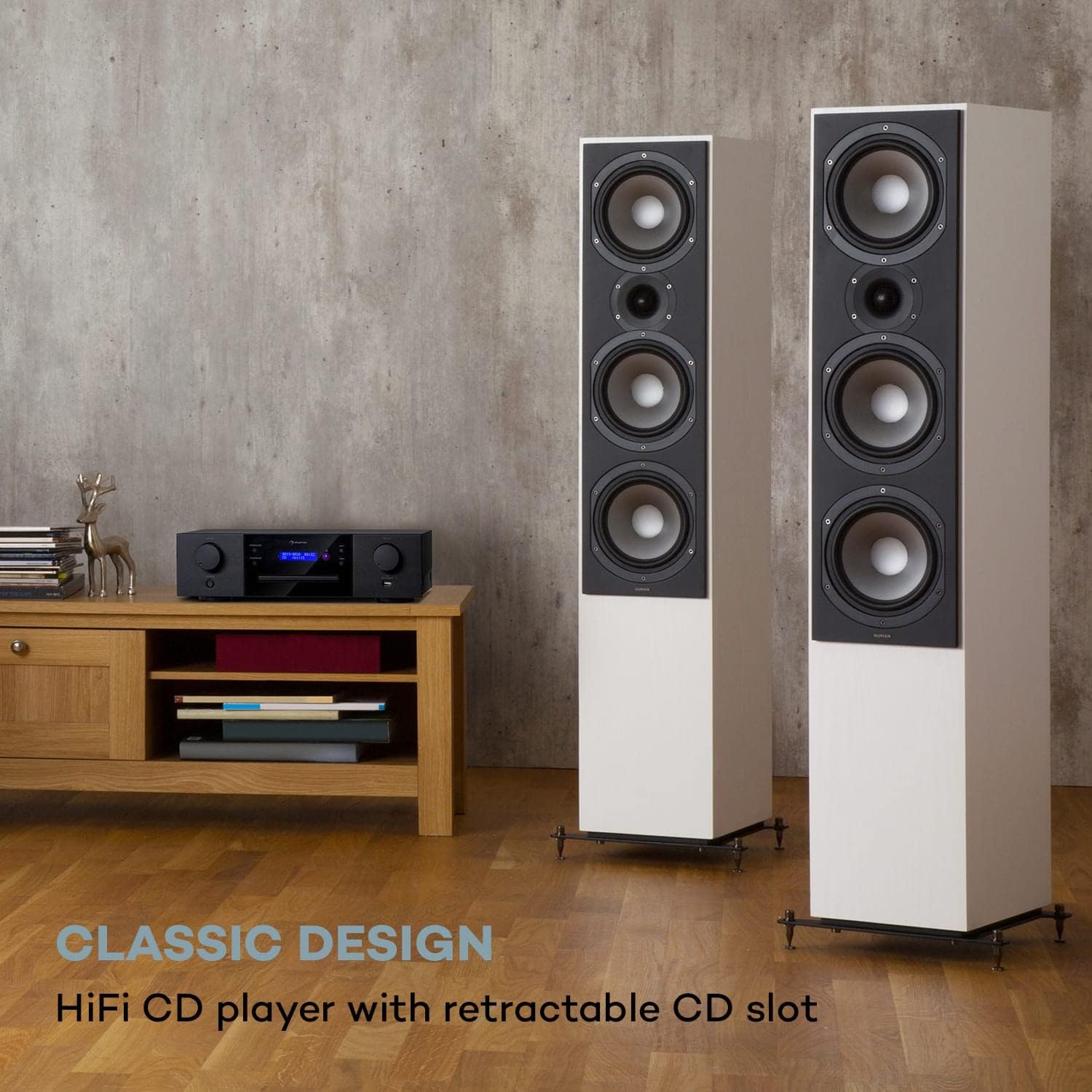 Detalle 2 de AUNA CD-1000 DG Hi-Fi CD Player with USB, LED Display and Remote