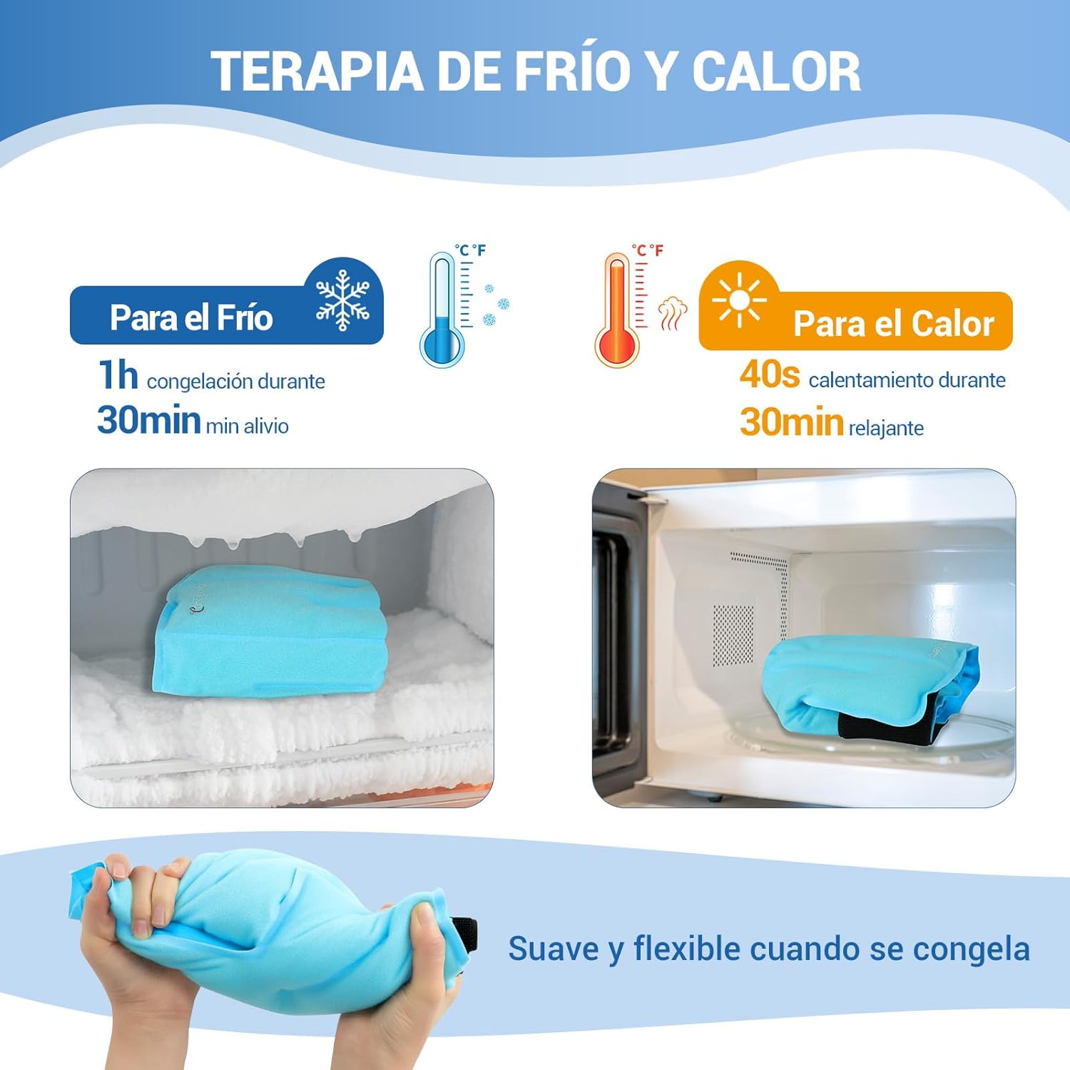 Thumbnail 3 de Comfytemp Bolsa de Hielo para Tobillo Grande