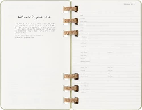 Detalle 1 de Moleskine Student Life Planner 2025-26 — Agenda semanal 12 meses 15 x 21 cm