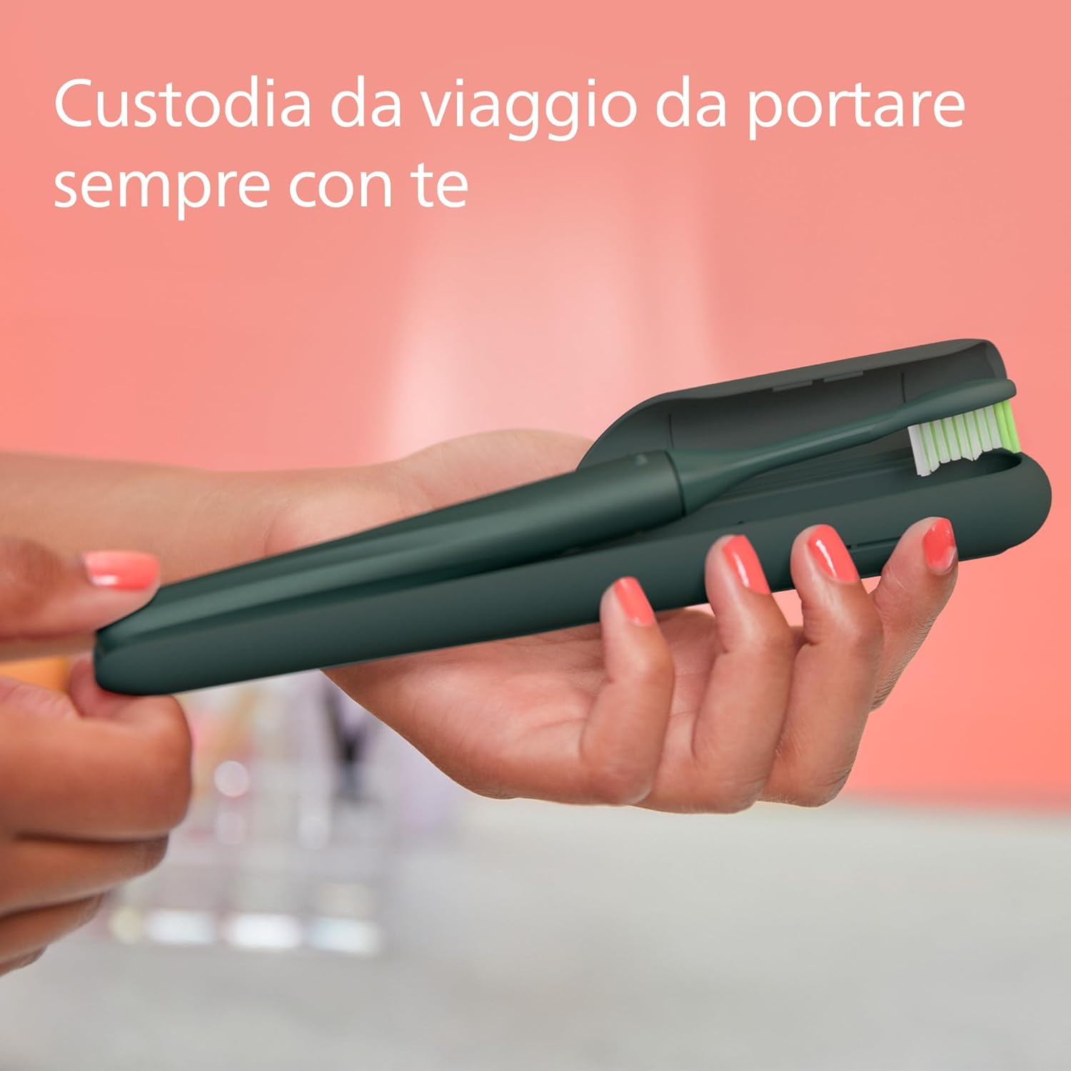 Thumbnail 3 de Spazzolino ricaricabile Philips One HY1200/26 Nero Shadow: pulizia efficace con stile