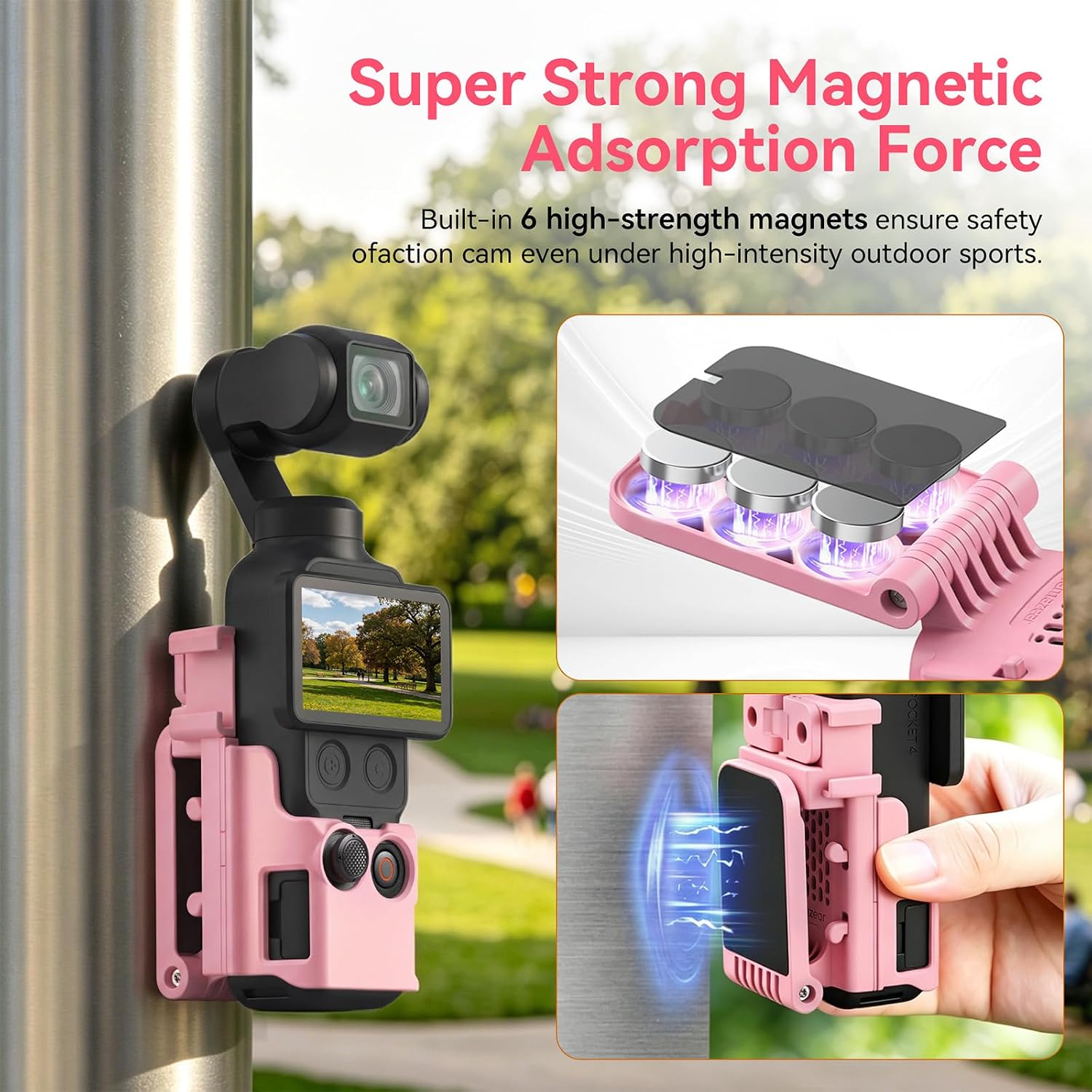Thumbnail 2 de AMAZEAR Magnetische Halterung für Osmo Pocket 3