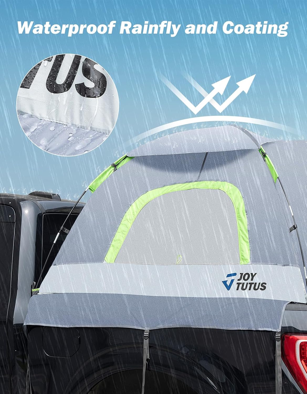 Detalle 2 de JOYTUTUS Truck Bed Tent for 5.5–5.8-ft Beds