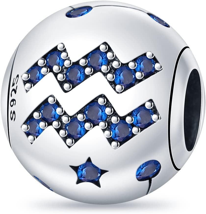 Thumbnail 2 de TINSLO ciondolo “12 costellazioni” in argento sterling 925 con cubic zirconia, compatibile Pandora e bracciali/collane europei