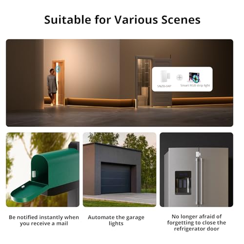 Thumbnail 3 de SONOFF SNZB-04P Sensor Zigbee de puerta 1 unidad