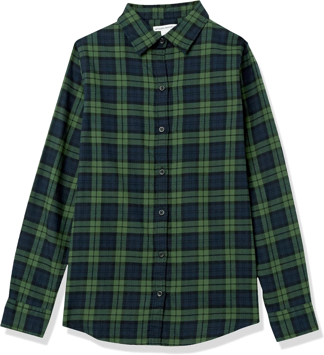 Thumbnail 3 de Amazon Essentials Women’s Regular-Fit Lightweight Plaid Flannel Shirt (Long Sleeve)