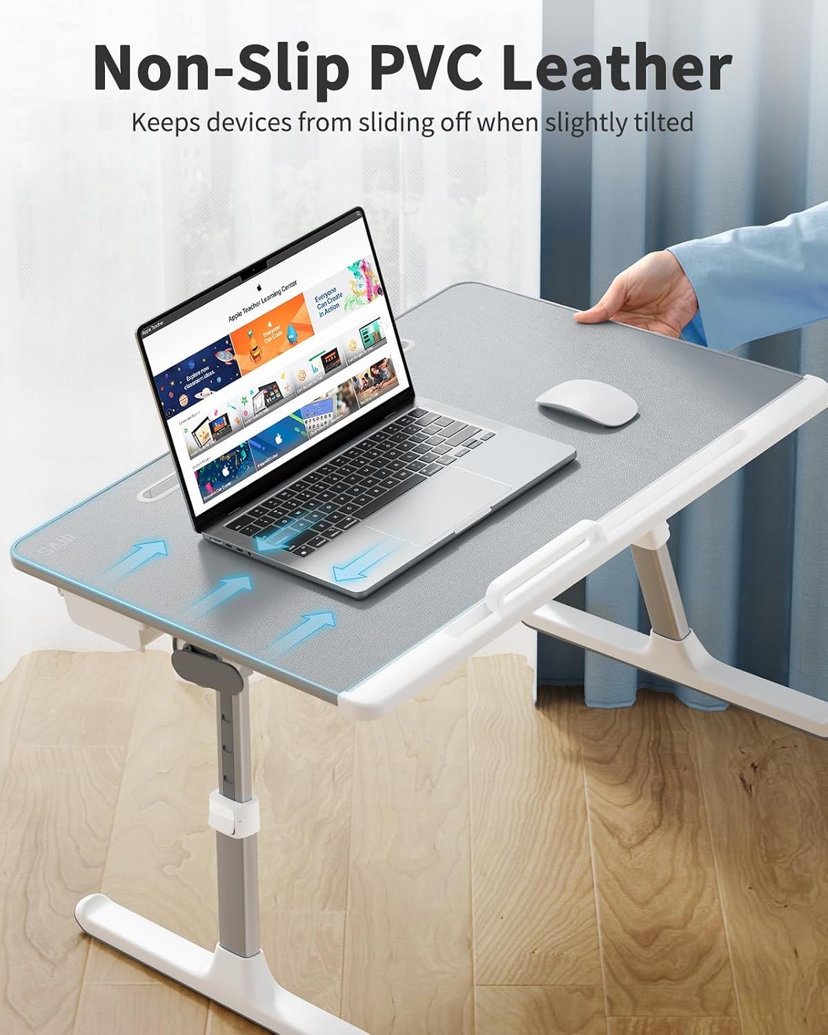 Thumbnail 4 de SAIJI K7 XXL Adjustable Lap Desk with Tilt, Storage Drawer and Bookstand