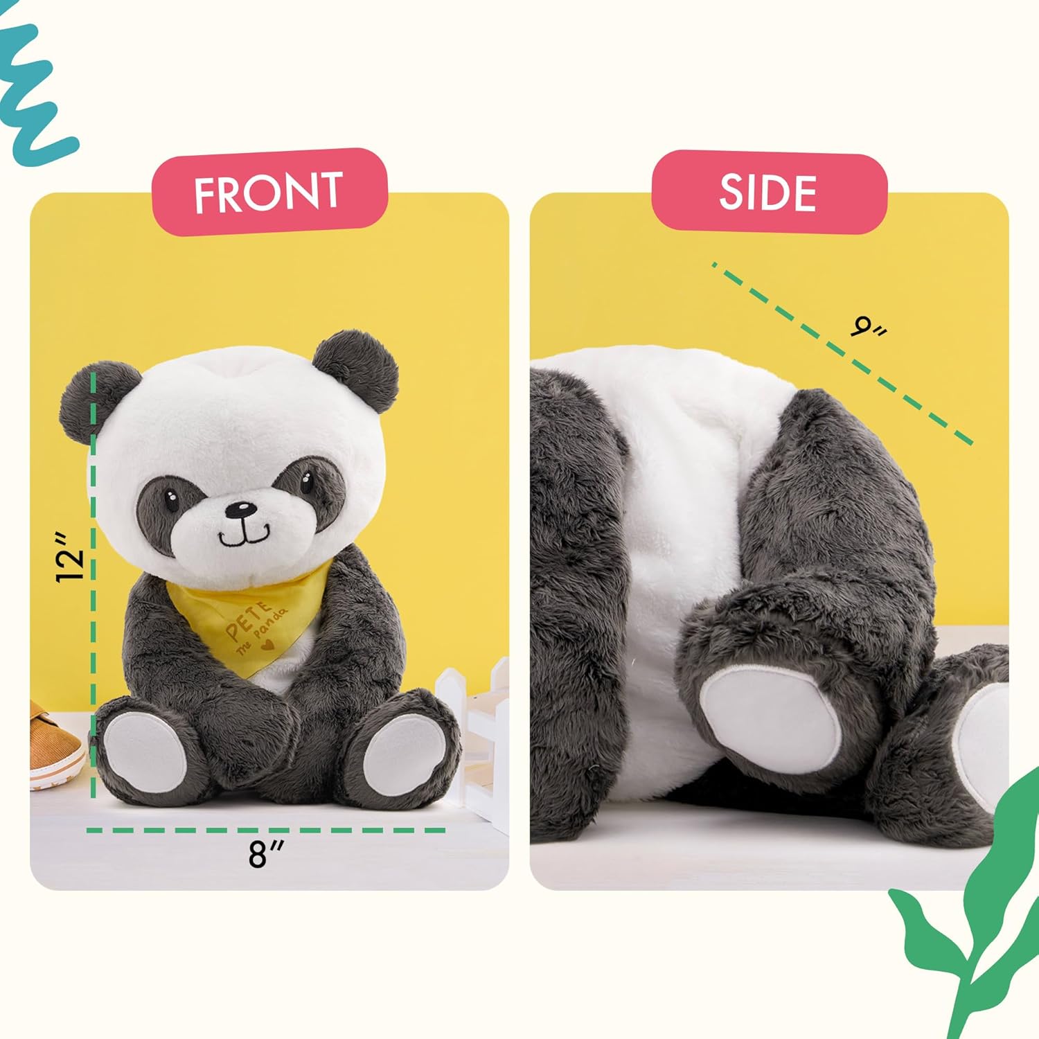 Thumbnail 5 de Lilly's Love Pete The Panda Weighted Plush — 4.5–5lb Removable-Insert Calming Toy