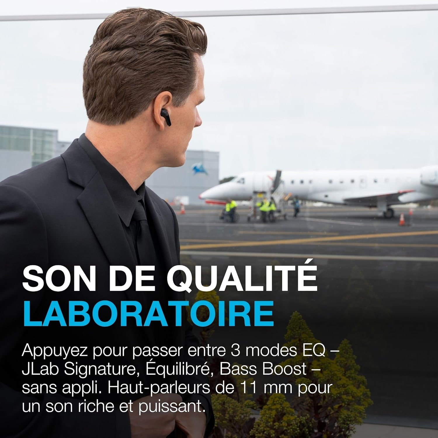 Thumbnail 3 de JLab JBuds Pods ANC : écouteurs True Wireless intra-auriculaires avec réduction de bruit hybride, multipoint et autonomie 56+ h