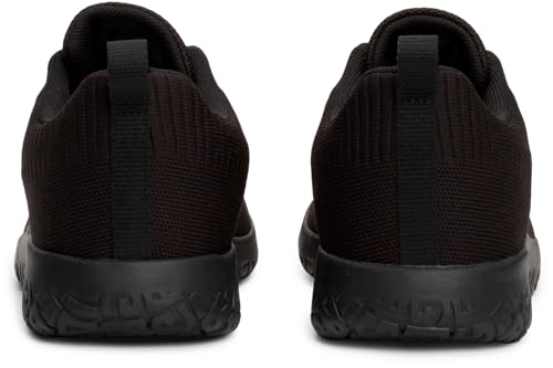 Detalle de Tommy Hilfiger Herren Runner Sneaker Corporate Knit Rib Runner – Schwarz, Gr. 46