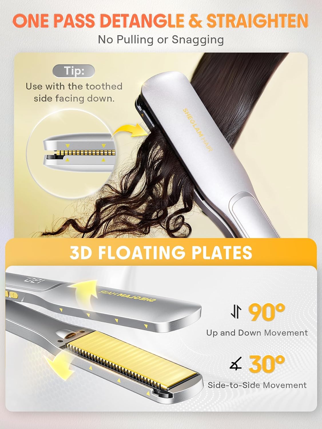 Detalle 1 de SHEGLAM Flat Iron 1.5-inch