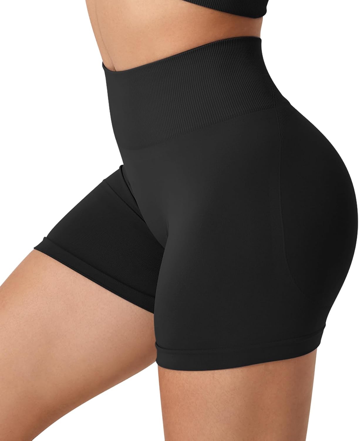 Detalle de TAYOEA Sport Short Damen – Scrunch Butt Lifting, Seamless Push Up Gyms Short