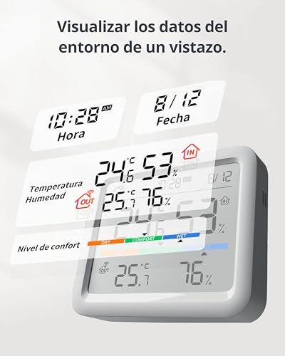 Detalle 2 de SwitchBot Meter Pro: Estación meteorológica 5 en 1 para el hogar