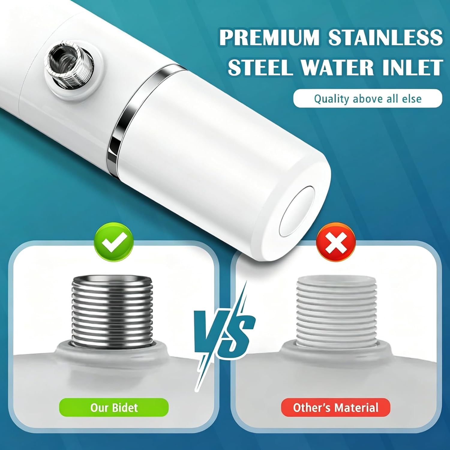 Thumbnail 6 de FASENZA FASENZA-W-1P Non-Electric Bidet Attachment with Dual Nozzles