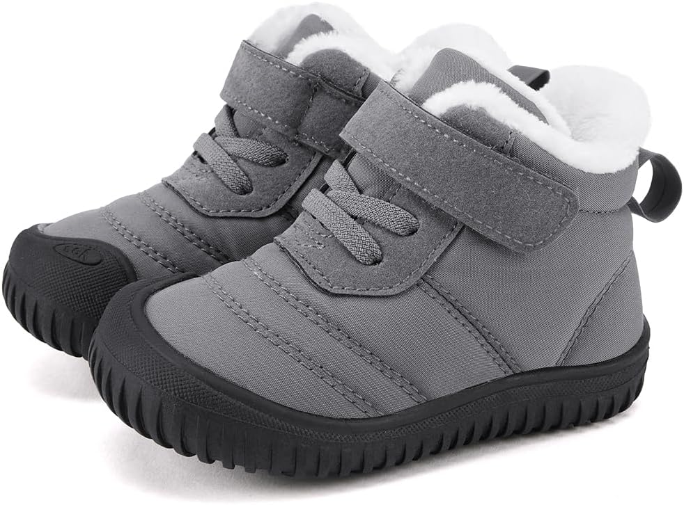Detalle de BMCiTYBM Toddler Snow Boots with Faux Fur Lining