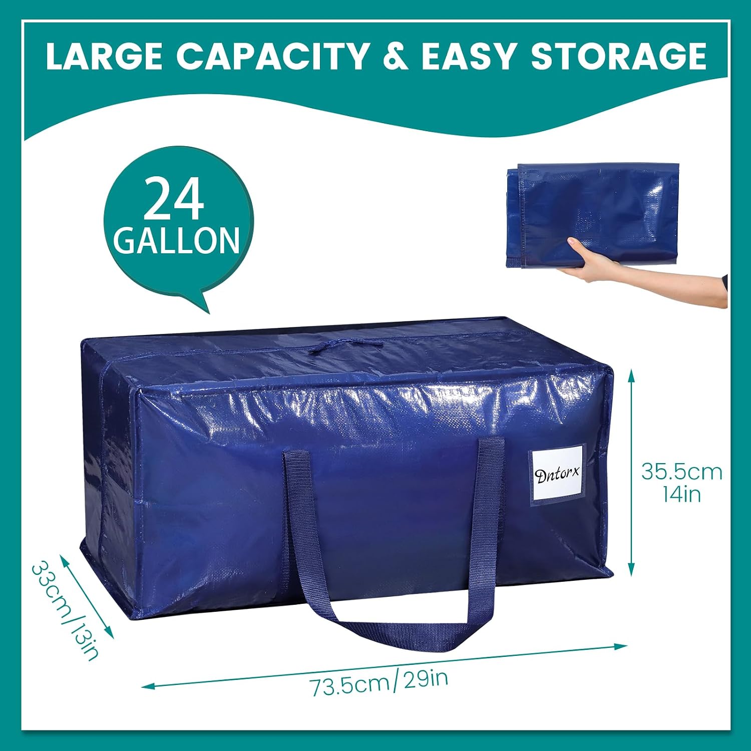Thumbnail 1 de Dntorx 4 Pack Moving Bags, 90L