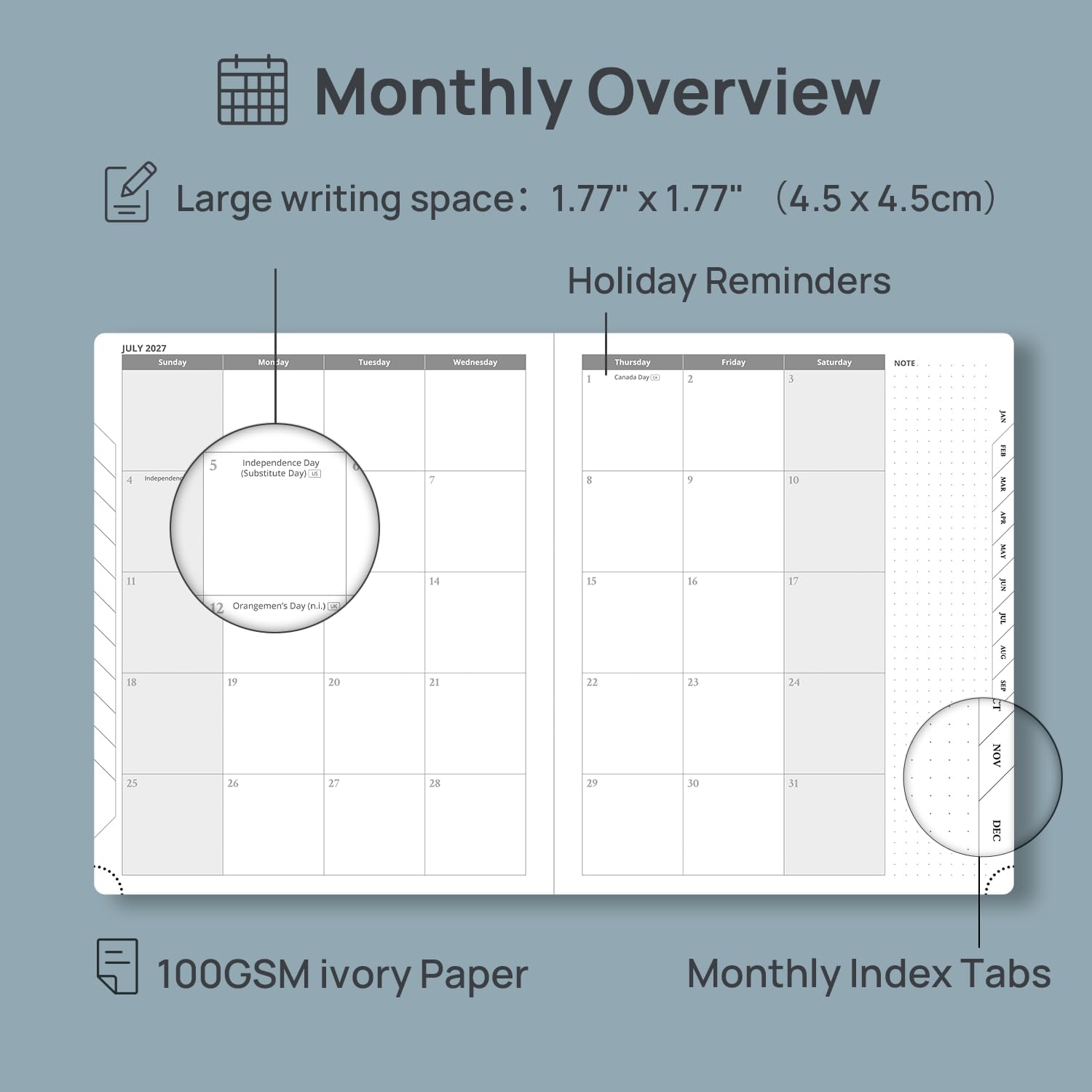 Detalle 2 de POPRUN Weekly Planner, 2027