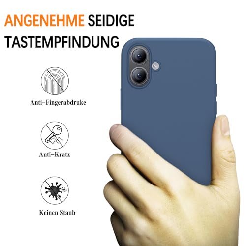 Thumbnail 4 de Galful coque ultra fine pour iPhone 16 – polycarbonate, gris et bleu ⚙