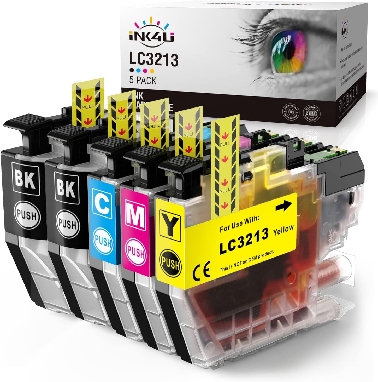 Detalle de INK4U LC3213 Druckerpatronen 5er Pack