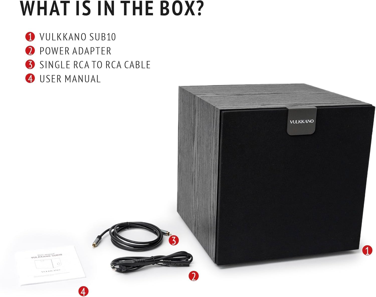 Thumbnail 3 de VULKKANO SUB10 : Caisson de Basse de 10 Pouces, 150 W RMS