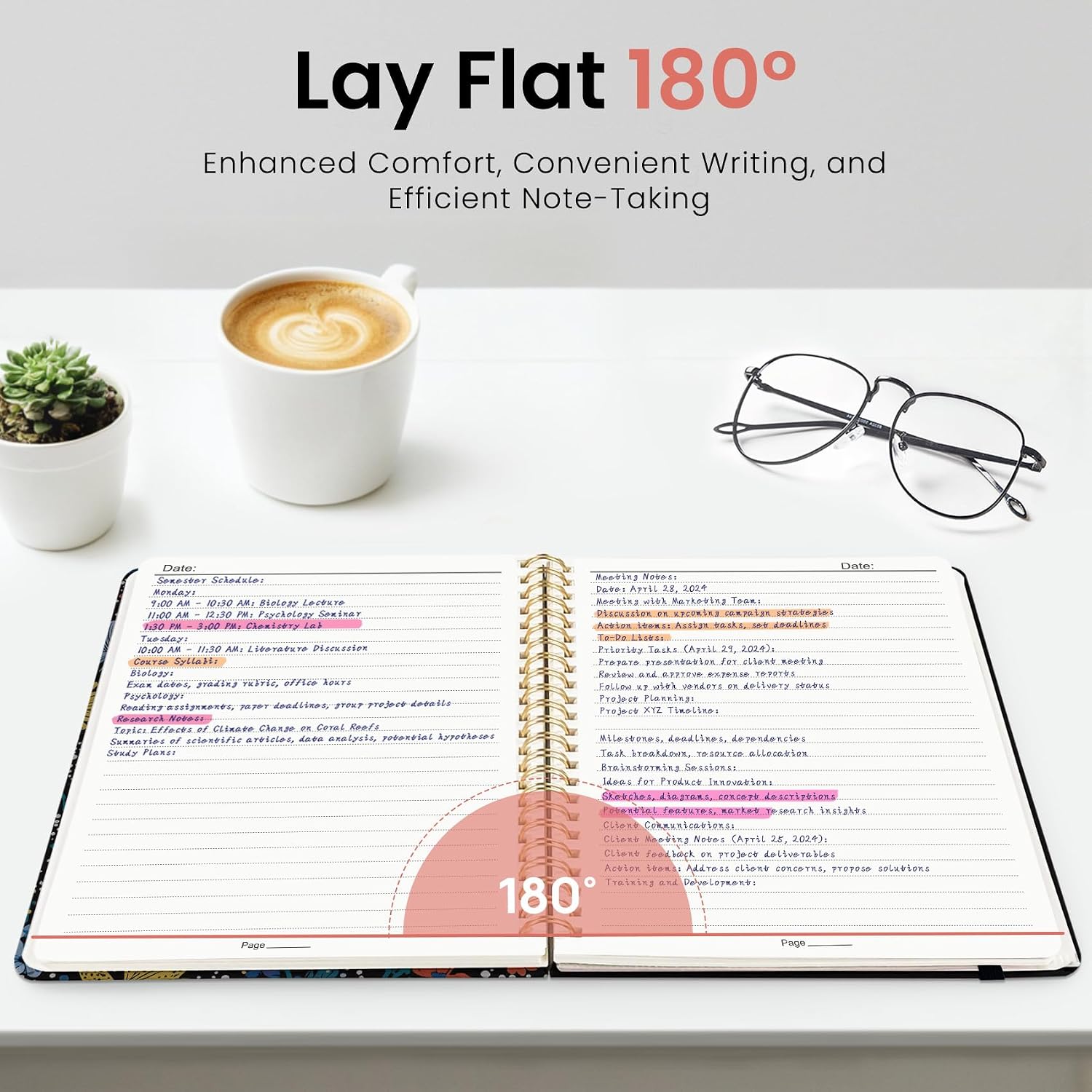 Detalle de ZOTIA Hardcover Notebook, 140 Pages