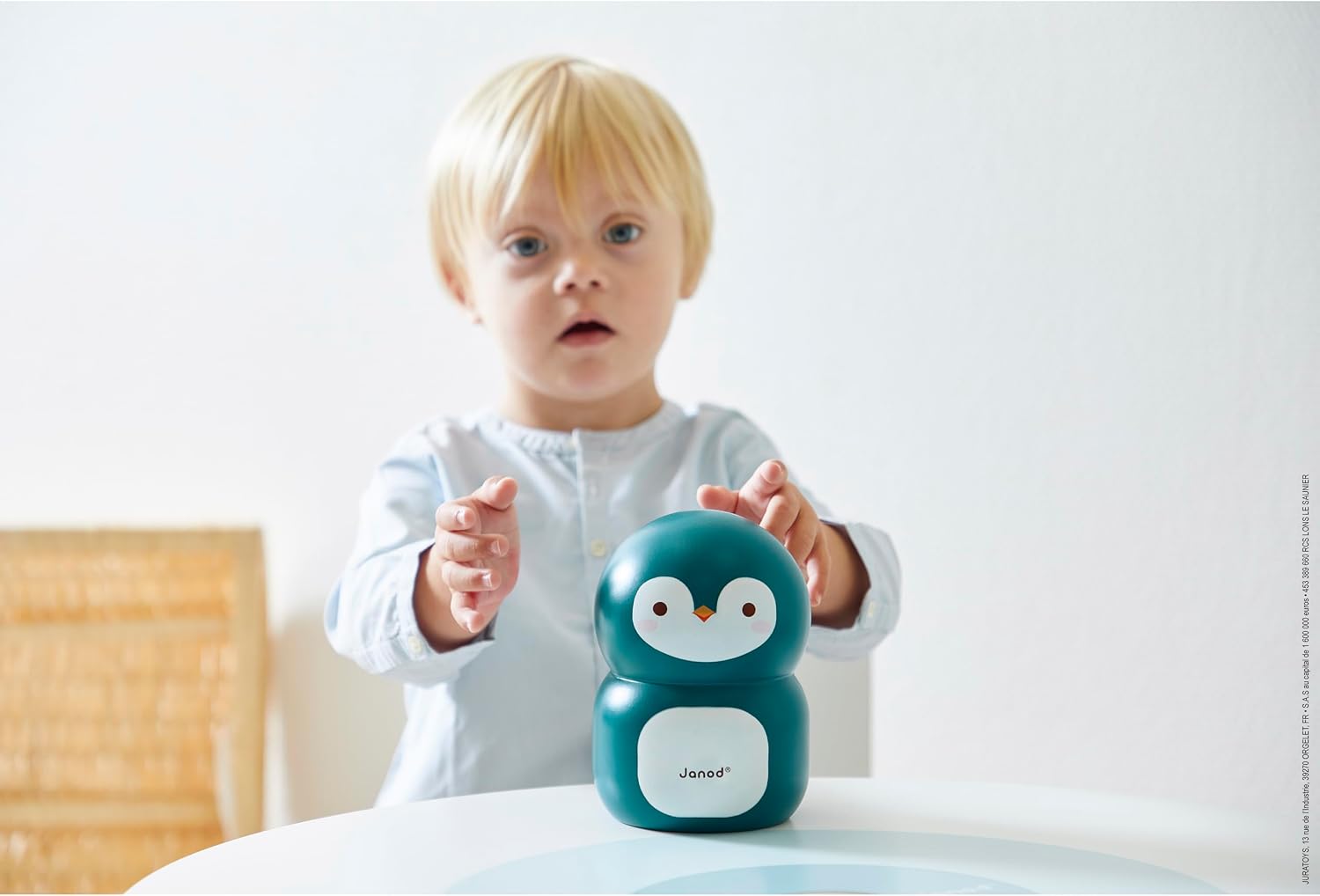 Thumbnail 5 de Janod Tirelire Enfant en Bois Manchot 15 cm – Bleu Nuit/Blanc