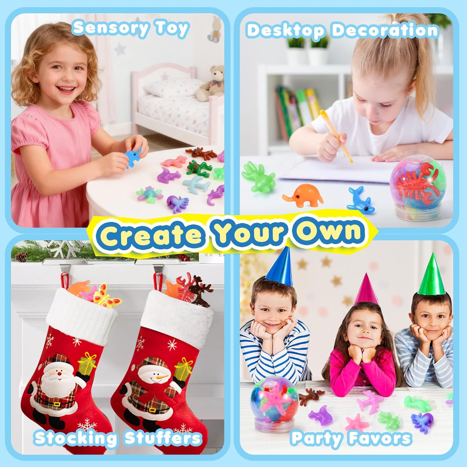 Thumbnail 6 de URMYWO Magic Water Elf Toy Kit – DIY 3D Magic Gel Pet Set with 20 gels & 24 moulds