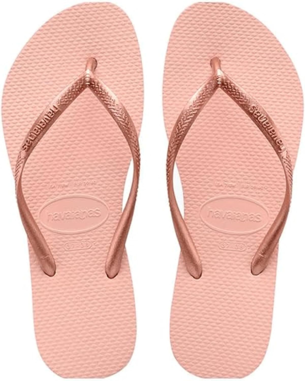 Detalle de Havaianas Slim para mujer: chanclas elegantes, duraderas y versátiles