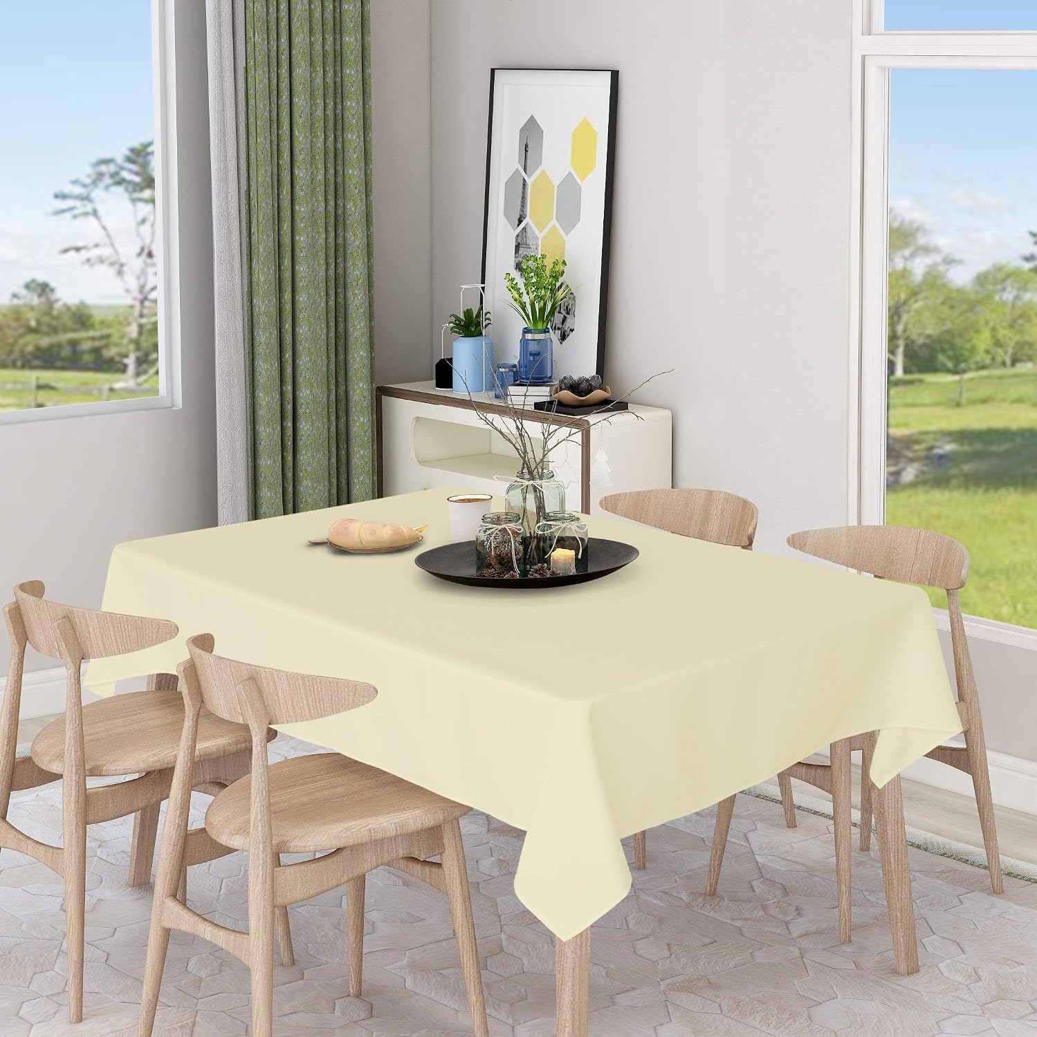 Detalle de Sancua Square Tablecloth, 54 x 54 Inch