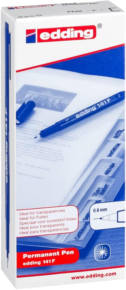 Detalle de Edding 141 F permanent pen, 0.6 mm