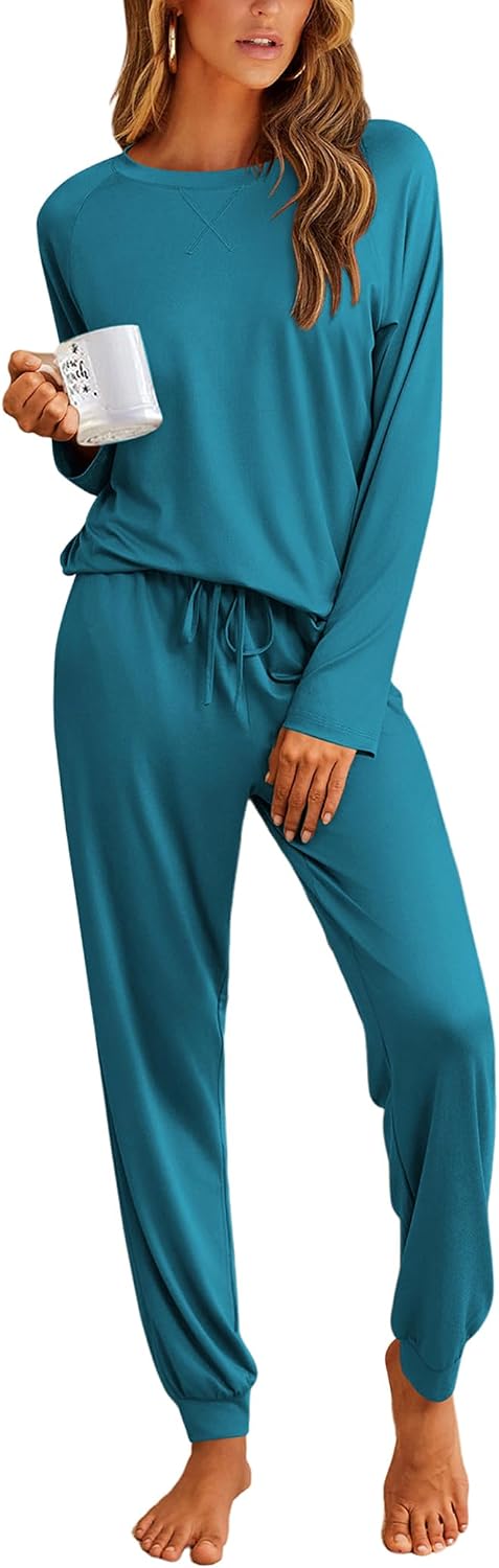 Detalle de Ekouaer Women's Pajama Set, 95% Polyester