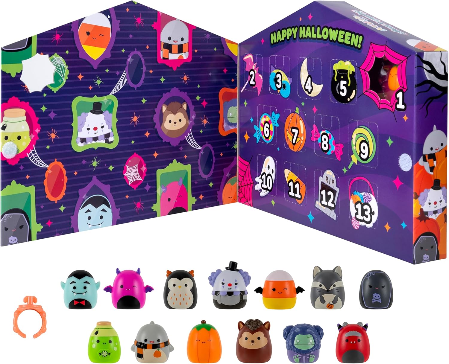 Detalle de Squish-a-longs Halloween Countdown Calendar 13 toys
