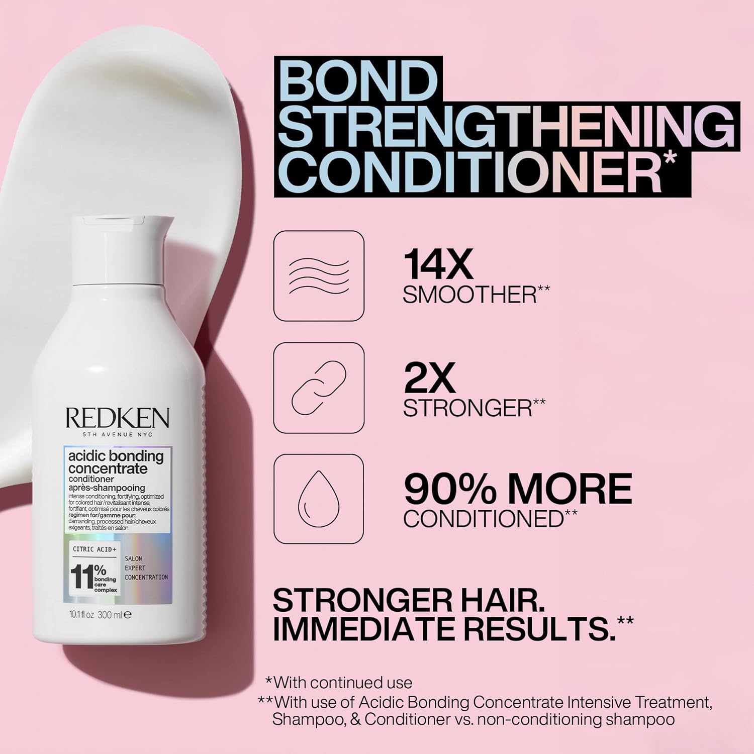 Thumbnail 2 de Redken Acidic Bonding Concentrate Conditioner for Dry, Damaged & Colour-Treated Hair