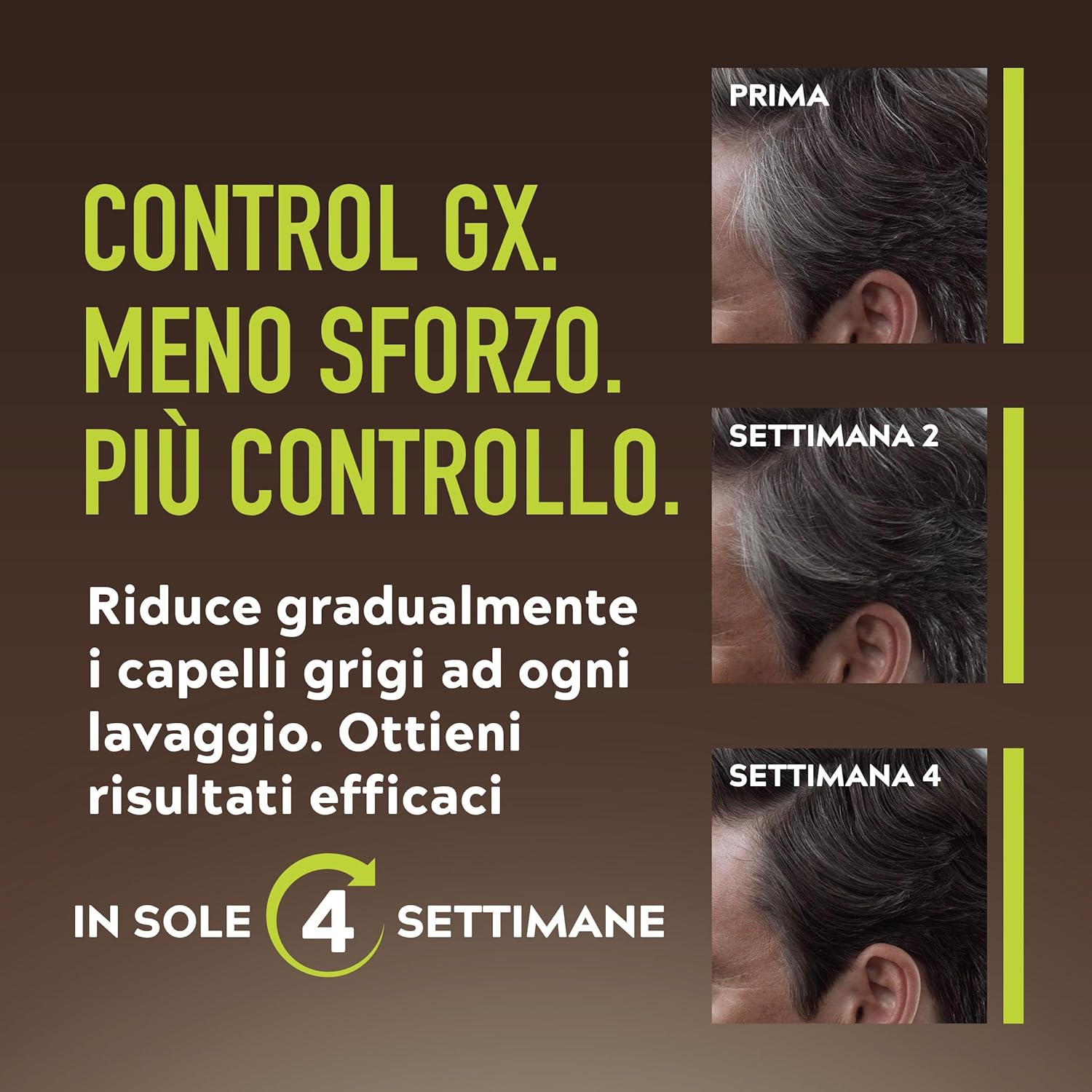 Thumbnail 1 de Just for Men Control GX Shampoo Anti-Grigio 118 ml