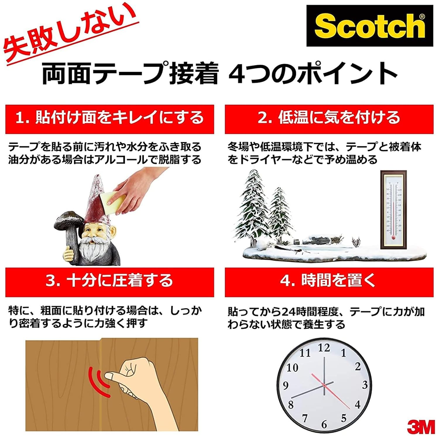 Detalle 2 de 3M スコッチ PSD-20R 強力両面テープ 幅20mm・長さ10m 耐候性アクリルフォーム