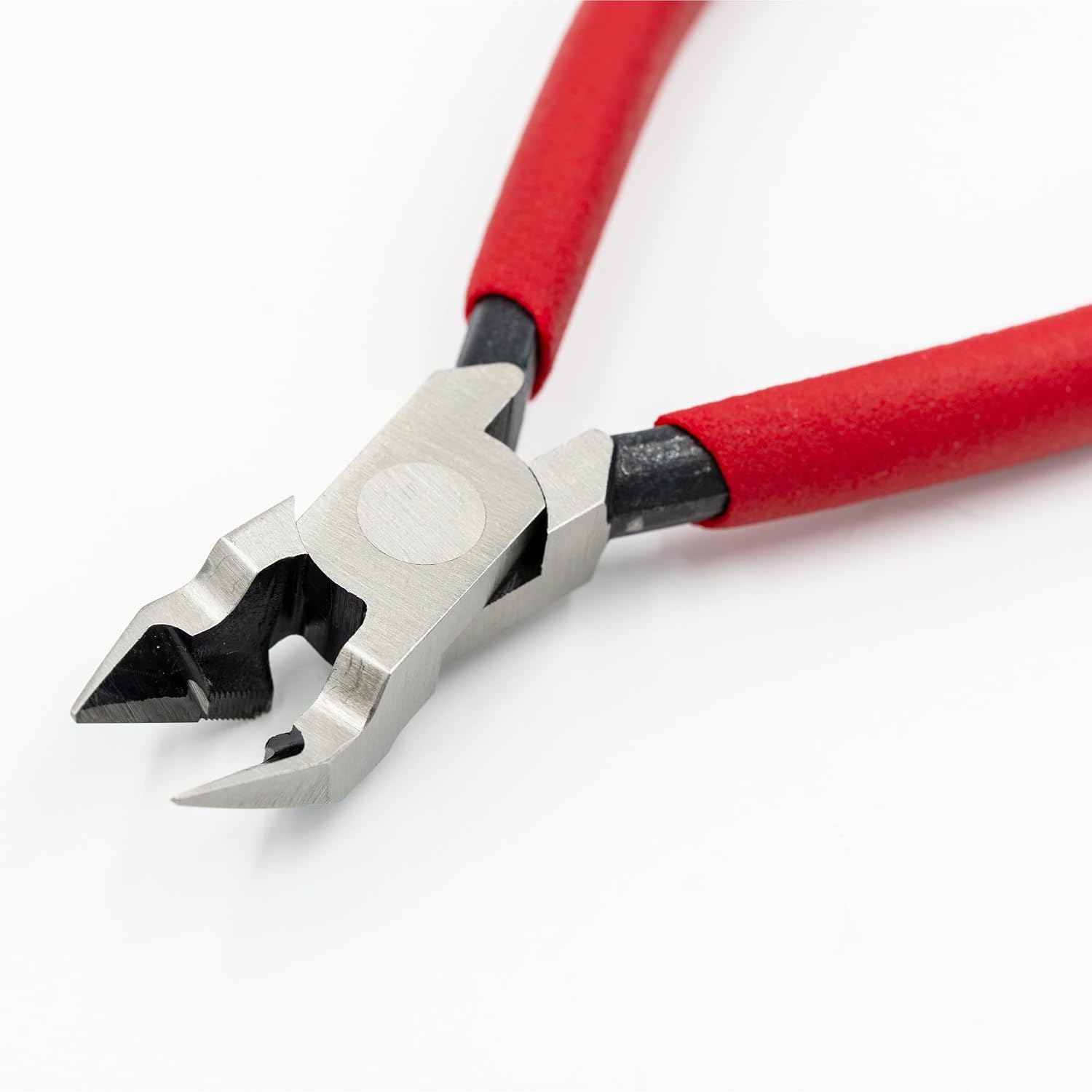 Detalle de CK Tools Cable Tie Installation Cutter T3970: Flush-Cut Pliers with Patent Grip