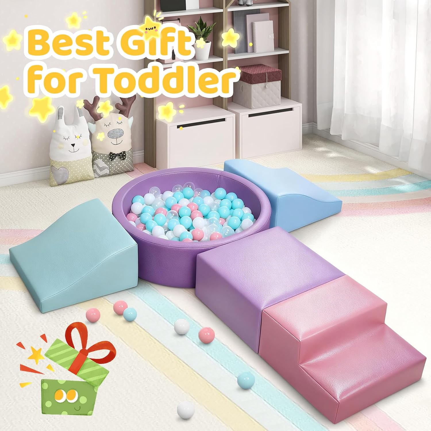 Thumbnail 6 de Hoohtoot Foam Climbing Blocks 5-piece