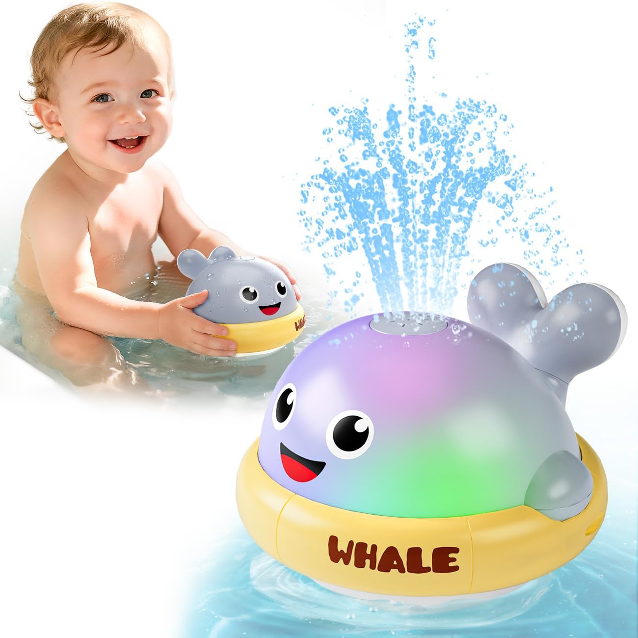 Detalle de Baby Bath Toys Whale Sprinkler