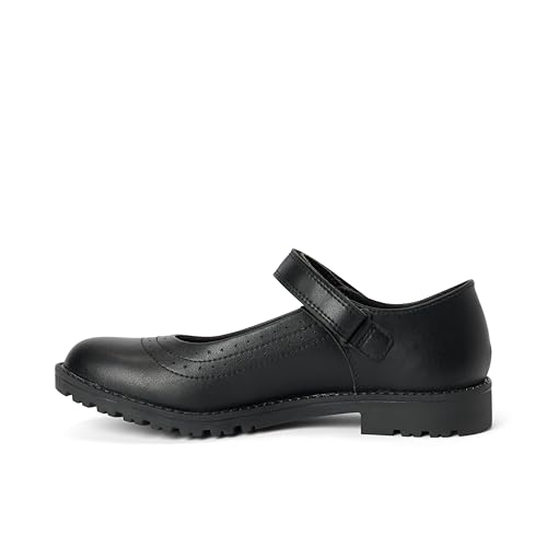 Thumbnail 1 de Kickers Girls Lachly Mary Jane School Shoes (Black, 4 UK)