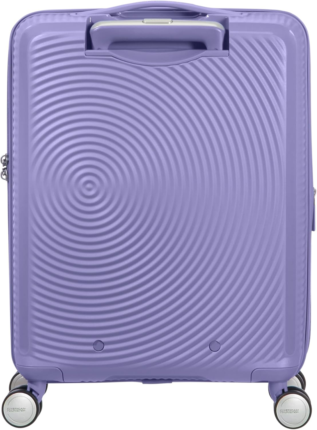 Detalle de American Tourister Spinner cabina espandibile in polipropilene: leggero e resistente, con chiusura TSA a 3 cifre