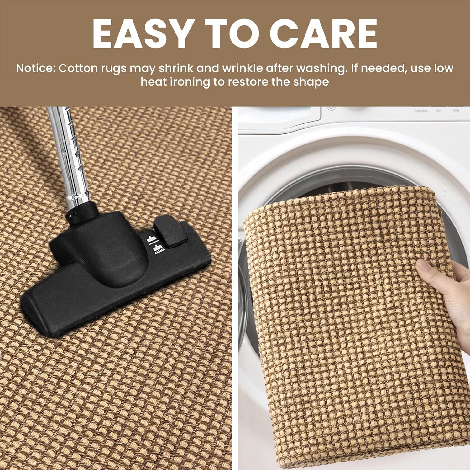 Thumbnail 4 de IOHOUZE 3x20 Washable Non Slip Runner Rug