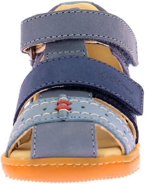 Detalle de Kickers Bazar : sandales confort garçon, semelle EVA et dessus doublé textile/synthétique