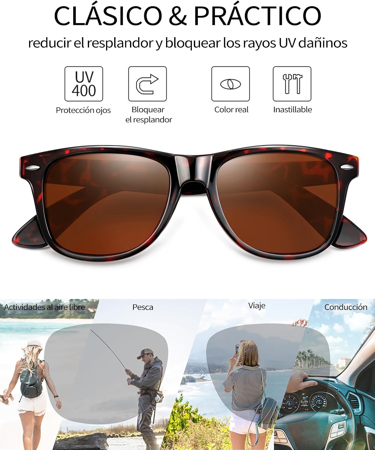 Detalle de Joopin Gafas de Sol Polarizadas UV400