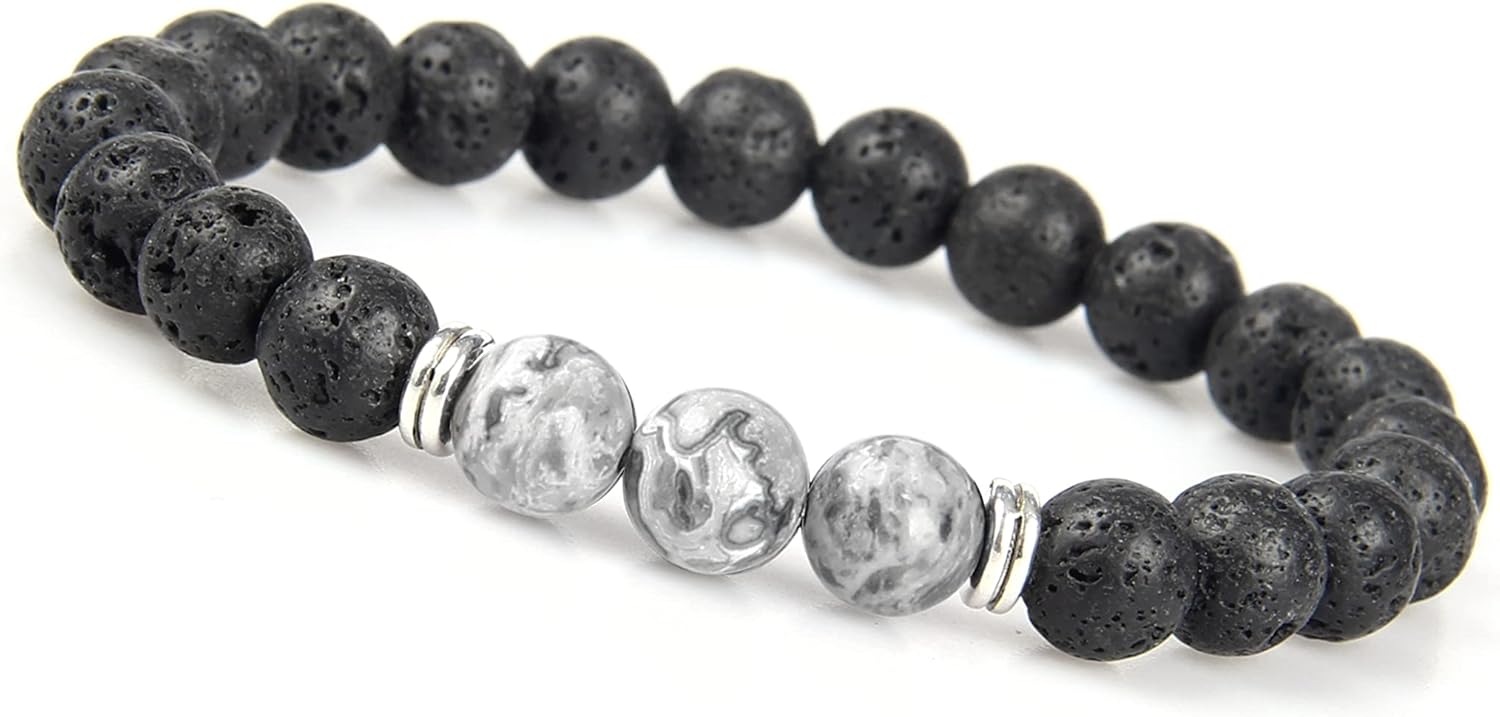Thumbnail 6 de GD GOOD.designs Bracciale Chakra lava 16–20 cm