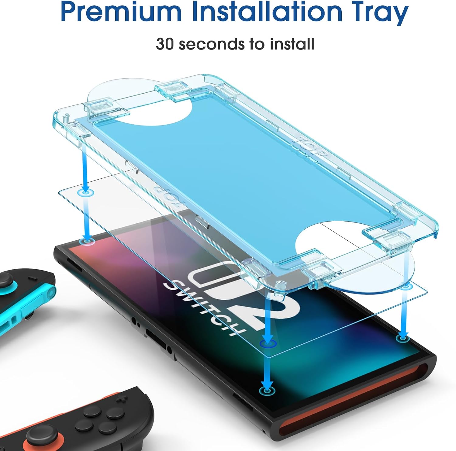 Thumbnail 2 de amFilm OneTouch Screen Protector for Nintendo Switch 2